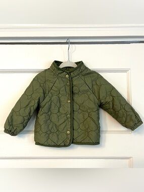 Old Navy Olive Green Quilted Jacket